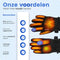 Qualitá® Verwarmde Handschoenen - Elektrische Handschoenen - 360° Verwarmingsdekking - Waterafstotend - Maat M - Zwart