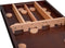 Longfield Games Wedstrijd Sjoelbak 200 cm - Beukenhout - 30 Sjoelstenen - Bruin