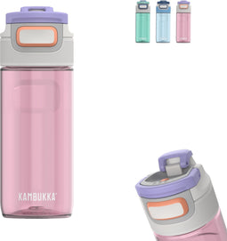 Kambukka Elton - Drinkfles 500ml - 100% lekvrij en vaatwasbestendig - Barely Blush