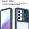 iMoshion Hoesje Geschikt voor Samsung Galaxy A53 Hoesje - iMoshion Camslider Backcover - Donkerblauw