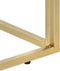 vidaXL - Wandtafel - roestvrijstaal - en - gehard - glas - goudkleurig