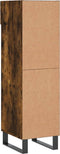 vidaXL - Schoenenkast - 30x35x105 - cm - bewerkt - hout - gerookt - eikenkleurig