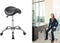 Zadelkruk zwart - kapersfiets- kapperskruk- ergonomisch- voor recht rug- tabouret