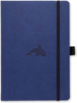 Dingbats A5+ Wildlife Blue Whale Notebook - Graph