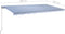 vidaXL - Luifel - vrijstaand - automatisch - 600x350 - cm - blauw - en - wit