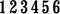 Trodat Numeroteur 5756/P Kunststof 5,5mm - 6 banden - roman