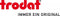 Trodat Stamp replacement pad Jun 35 83485 49 x 28 mm (W x H) Blue 2 pc(s)