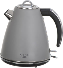Adler AD 1343 - Waterkoker - 1,5L - Roestvrij staal - Grijs