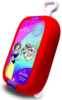 Trolley - MULTIPRINT - 64351 - 7 Sneeuwwitje-stempels, 5 potloden, 18 stiften