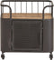 Trolleytafel Iron lady 61 cm - metaal | Meubelplaats