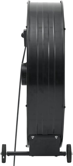 Trommelventilator industrieel 180 W 77 cm zwart