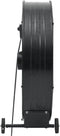 Trommelventilator industrieel 180 W 77 cm zwart