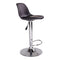 Trondheim Bar Chair - Bar Chair In Black With Chrome Legs - Set Of 2