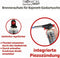 TronicXL Soldeerbrander + 2 cartridges, opzetstuk voor butaangas, gasbrander, gasaansteker, soldeerlamp met piëzo-ontsteking, bajonetaansluiting set