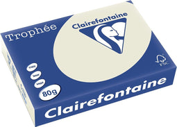 Trophee - Kopieerpapier A4 80gr parelgrijs 500vel | Pak a 500 vel | 5 stuks