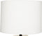 Tropi Tafellamp - H 46 cm - Zwart met witte lampenkap