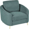 TROSA - Fauteuil - Goud - Polyester