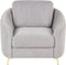 TROSA - Fauteuil - Grijs - Polyester