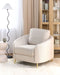 TROSA - Fauteuil - Lichtbeige - Polyester