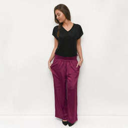 Melli Mello - Pants Magenta - wide fit!