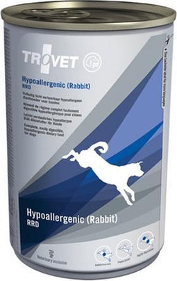 Trovet RRD Hypoallergenic (Rabbit) Hond 1 x 400 gram blikjes
