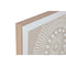 Schilderij Home ESPRIT Wit Beige Cirkels Stads 82 x 4,5 x 82 cm (2 Stuks)