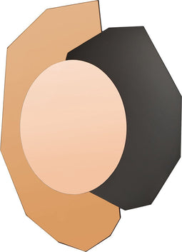 TROYON - Wandspiegel - Roségoud - Glas