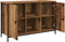 vidaXL - TV-kast - Artisan - Eiken - 101x35x65 - cm - Engineered - Hout - en - Staal