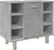 vidaXL - Badkamerkast - 60x32x53,5 - cm - spaanplaat - betongrijs