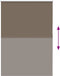vidaXL - Rolgordijn - verduisterend - koffie - 90x130 - cm - stofbreedte - 85,7 - cm