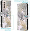 iMoshion Hoesje Geschikt voor Samsung Galaxy S21 Plus Hoesje Met Pasjeshouder - iMoshion Design Softcase Bookcase - Meerkleurig / Glamour Botanic