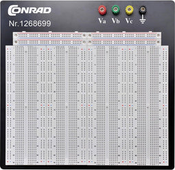 TRU COMPONENTS 0165-40-1-32044 Breadboard Totaal aantal polen 3600 (l x b x h) 186.2 x 228.8 x 8.4 mm 1 stuk(s)