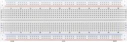 TRU COMPONENTS 0165-40-4-16020 Breadboard Anti-slip Totaal aantal polen 830 (l x b x h) 167 x 54.4 x 8.4 mm 1 stuk(s)