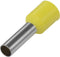 TRU COMPONENTS 1091278 Adereindhulzen 6 mm² Deels geïsoleerd Geel 100 stuk(s)