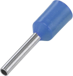 TRU COMPONENTS 1091285 Adereindhulzen 0.75 mm² Deels geïsoleerd Lichtblauw 100 stuk(s)