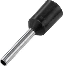TRU COMPONENTS 1091287 Adereindhulzen 1.50 mm² Deels geïsoleerd Zwart 100 stuk(s)