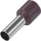 TRU COMPONENTS 1091299 Adereindhulzen 1.50 mm² Deels geïsoleerd Zwart 100 stuk(s)