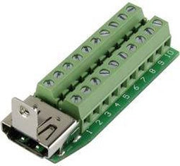 TRU COMPONENTS 1229327 HDMI-connector Bus, inbouw horizontaal Aantal polen: 20 Zilver 1 stuk(s)