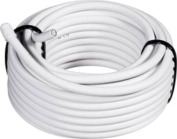 TRU COMPONENTS 1562132 Coaxkabel Buitendiameter: 6.60 mm RG6 /U 75 Ω 65 dB Wit 100 m