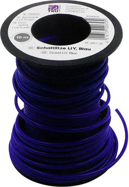 TRU COMPONENTS 1564476 Draad LiY 1 x 0.75 mm² Blauw 10 m