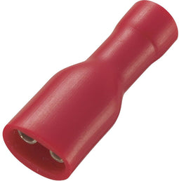 TRU COMPONENTS 1565179 Platte stekker (female) Insteekbreedte: 4.8 mm Insteekdikte: 0.8 mm 180 ° Volledig geïsoleerd Ro