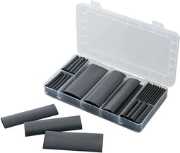 TRU COMPONENTS 1566430 Krimpkous assortiment Zwart Krimpverhouding:4:1 61 onderdelen