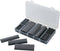 TRU COMPONENTS 1566430 Krimpkous assortiment Zwart Krimpverhouding:4:1 61 onderdelen