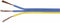 TRU COMPONENTS 1567055 Draad 3 x 0.14 mm² Blauw, Geel 25 m