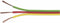 TRU COMPONENTS 1567056 Draad 3 x 0.14 mm² Geel, Rood, Groen 5 m