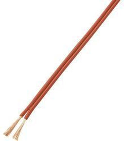 TRU COMPONENTS 1567144 Draad LiY-Z 2 x 1 mm² Rood, Zwart 20 m