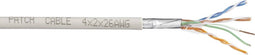 TRU COMPONENTS 1567181 Netwerkkabel CAT 6 SF/UTP 4 x 2 x 0.27 mm² Wit 25 m