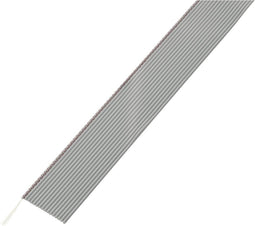 TRU COMPONENTS 1567185 Lintkabel Rastermaat: 1.27 mm 10 x 0.035 mm² Grijs 30.5 m