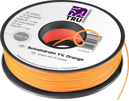 TRU COMPONENTS 1567892 Schakeldraad Yv 1 x 0.20 mm² Rood 50 m