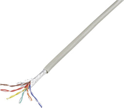 TRU COMPONENTS 1568142 Telefoonkabel J-Y(ST)Y 6 x 2 x 0.6 mm Grijs 25 m